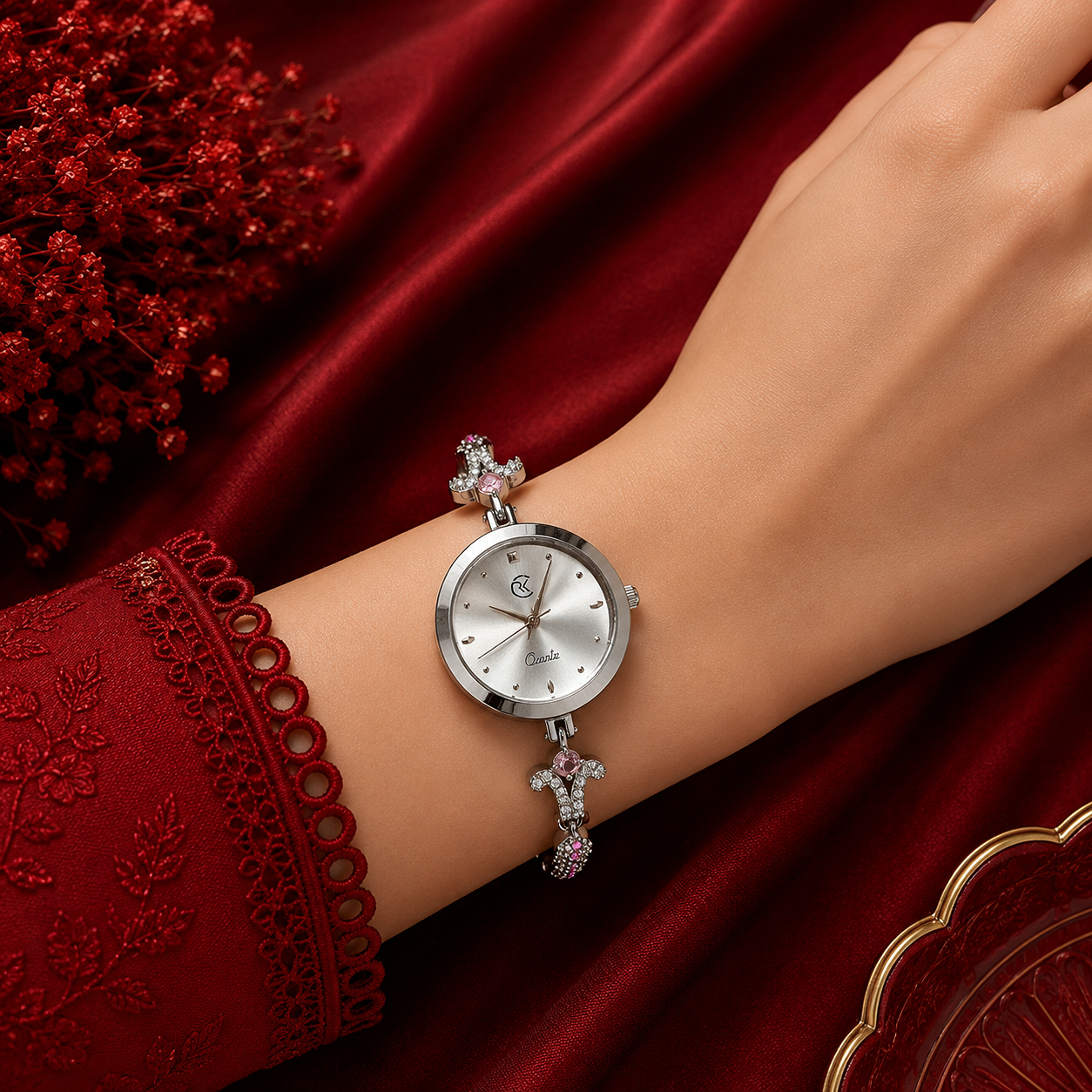 Girls Silver Watch